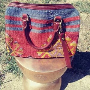 Anthropologie Artemis Kilim hand bag